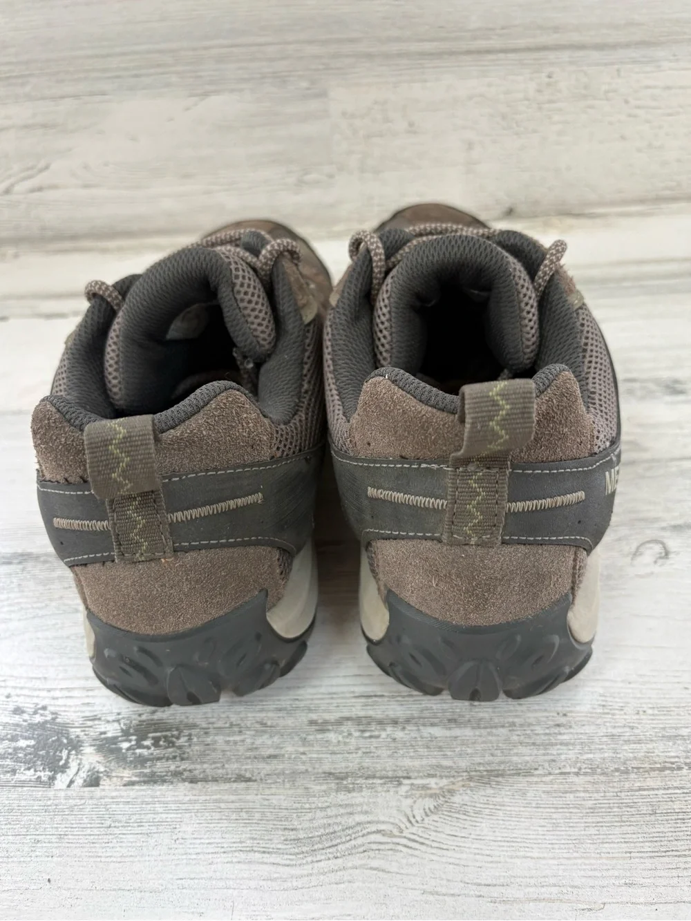 Merrell Men’s Size 10 Accentor 3 Low Top Lace Up Hiking Shoes In Boulder Brown
